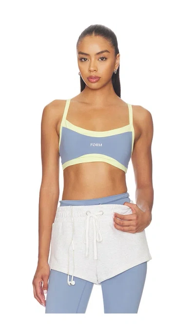 Form Scoop Contrast Sports Bra In Multi