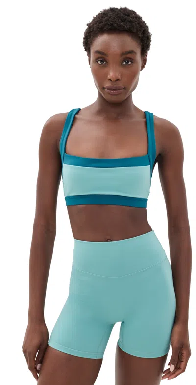 Form Straight Neck Bra Mist/deep Sea