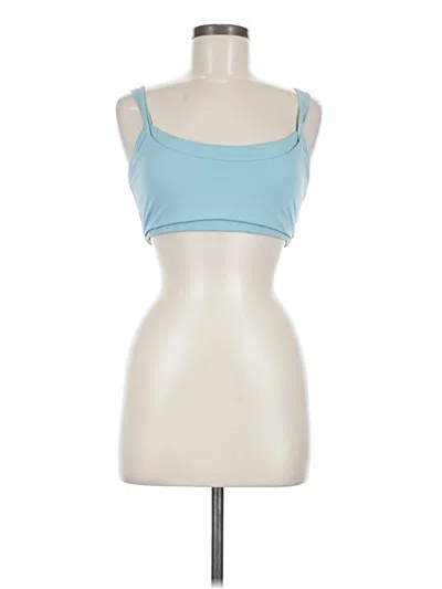 Pre-owned Form Tank Top Blue Strapless Neckline Tops