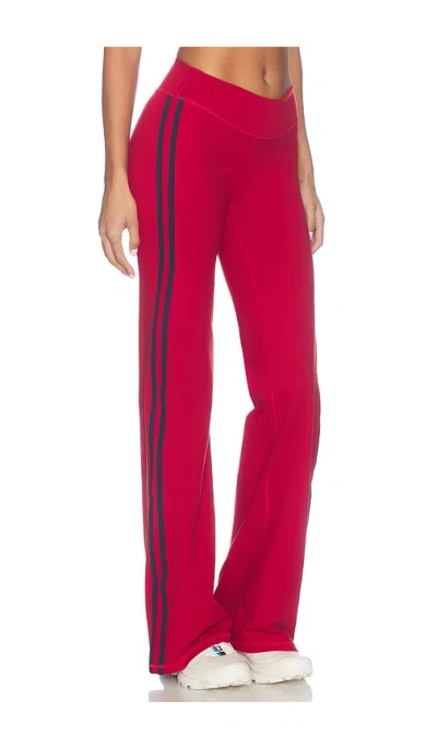 Form Track Leggings In Burgundy