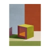 Forma Art Studio Form And Structure No. 01 Geometric Abstract Art Print In Multi