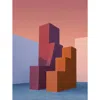 Forma Art Studio Form And Structure No. 02 Geometric Abstract Art Print In Natural Oak Frame - 12x16