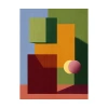 Forma Art Studio Form And Structure No. 11 Geometric Abstract Art Print In Multi