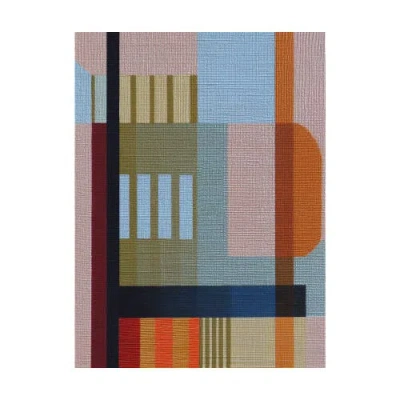 Forma Art Studio Woven Perspectives No. 01 Geometric Abstract Art Print In Multi