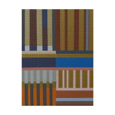 Forma Art Studio Woven Perspectives No. 03 Geometric Abstract Art Print In Multi