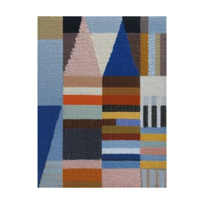 Forma Art Studio Woven Perspectives No. 04 Geometric Abstract Art Print In Multi