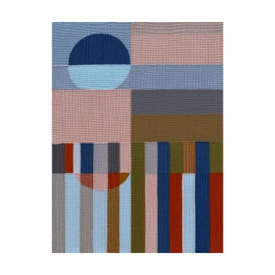Forma Art Studio Woven Perspectives No. 06 Geometric Abstract Art Print In Multi