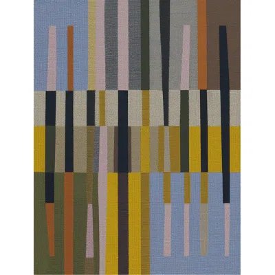 Forma Art Studio Woven Perspectives No. 09 Geometric Abstract Art Print In Multi