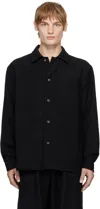 Forma Black Wool Work Jacket In Black
