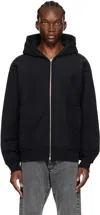 FORMA BLACK ZIP-UP HOODIE