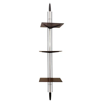 Pre-owned Forma Carlo Hauner & Martin Eisler For , Cielo Terra Bookcase, Italy, 1960s In Brown