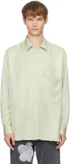 Forma Green Fluid Pocket Shirt In Green