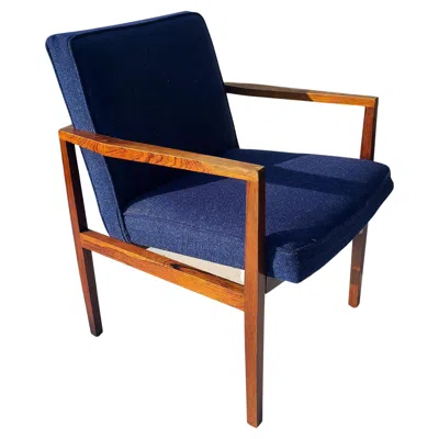Pre-owned Forma Lewis Butler Rosewood Open Arm Chair Knoll In Brown