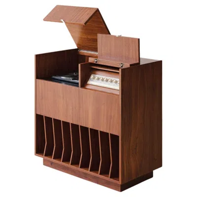 Pre-owned Forma Mid-century Modern Record Player Cabinet By Carlo Hauner And Martin Eisler, 1955 In Brown