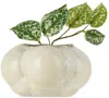 Forma Rosa Studio Off-white Mini Botryoidal Planter In Crystal Cream