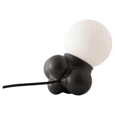 Pre-owned Forma Rosa Studio Organic Modern Ceramic Bubbly Botryoidal Lamp Mini Black By