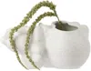 Forma Rosa Studio White Bubbly Planter In Matte White
