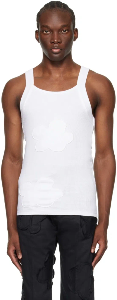 Forma White Floral Tank Top
