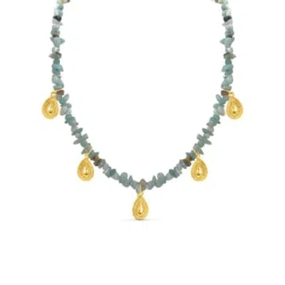 Formation Athena Amazonite Necklace In Gold