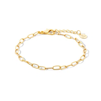 Formation Co. Jewellery Women's Gold Laura Mini Oval Link Bracelet