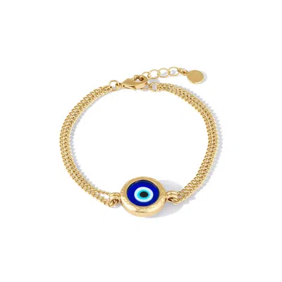 Formation Co. Jewellery Women's Gold Mati Evil Eye Bracelet