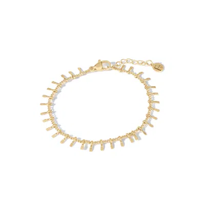 Formation Co. Jewellery Women's Gold Riley Textured Bracelet
