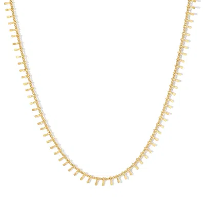Formation Co. Jewellery Women's Gold Riley Textured Necklace