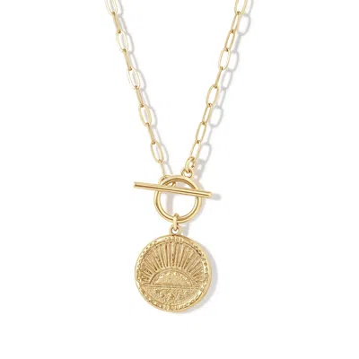 Formation Co. Jewellery Women's Gold Rising Sun Necklace