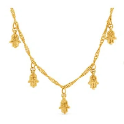 Formation Jewellery Where Hamsa Choker In Gold