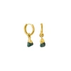 FORMATION MOHICA EMERALD DROP EARRINGS