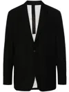 Forme D'expression 1b Lounge Single-breasted Blazer In 黑色