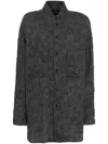 Forme D'expression All-over Floral Shirt In Grey