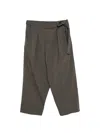 Forme D'expression Belted Trousers In Brown