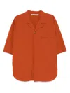 Forme D'expression Camp Shirt In Orange