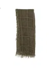 Forme D'expression Checked Scarf In Green