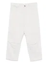 Forme D'expression Contrast-stitching Jeans In White