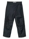 Forme D'expression Contrasting-stitching Jeans In Blue
