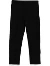 Forme D'expression Cotton Pants In Schwarz