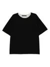 Forme D'expression Cotton T-shirt In Black