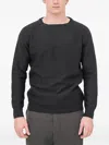 Forme D'expression Crew-neck Sweater In Black