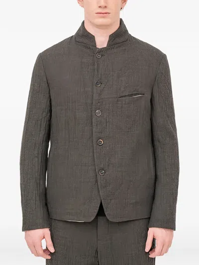 Forme D'expression Cropped Jacket In Gray