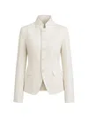 Forme D'expression Cropped Single-breasted Jacket In White