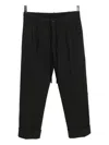 Forme D'expression Cuffed Trousers In Black
