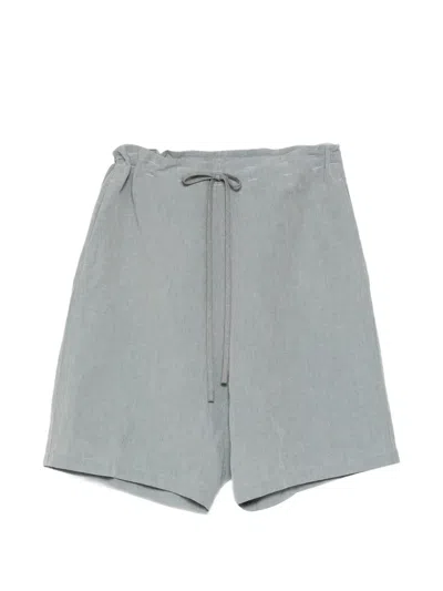 Forme D'expression Drawstring Baggy Shorts In Gray