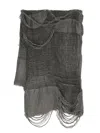 Forme D'expression Fiamma Distressed Scarf In Grey