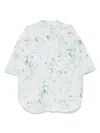 Forme D'expression Floral-print Shirt In White