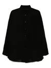 Forme D'expression Cotton Shirt In Black