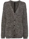 Forme D'expression Hobo Cardigan In Grey