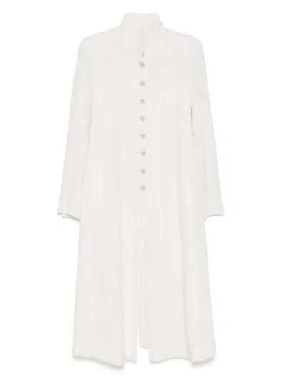 Forme D'expression Linen Coat In Neutrals