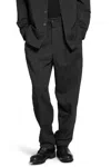 Forme D'expression Man Black Trousers In Black